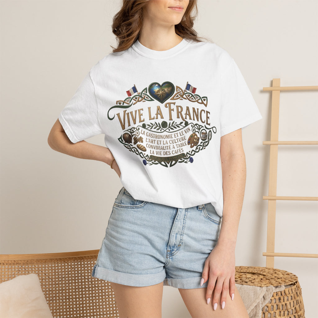 Vive La France T-Shirt — Vintage French Travel Graphic Tee