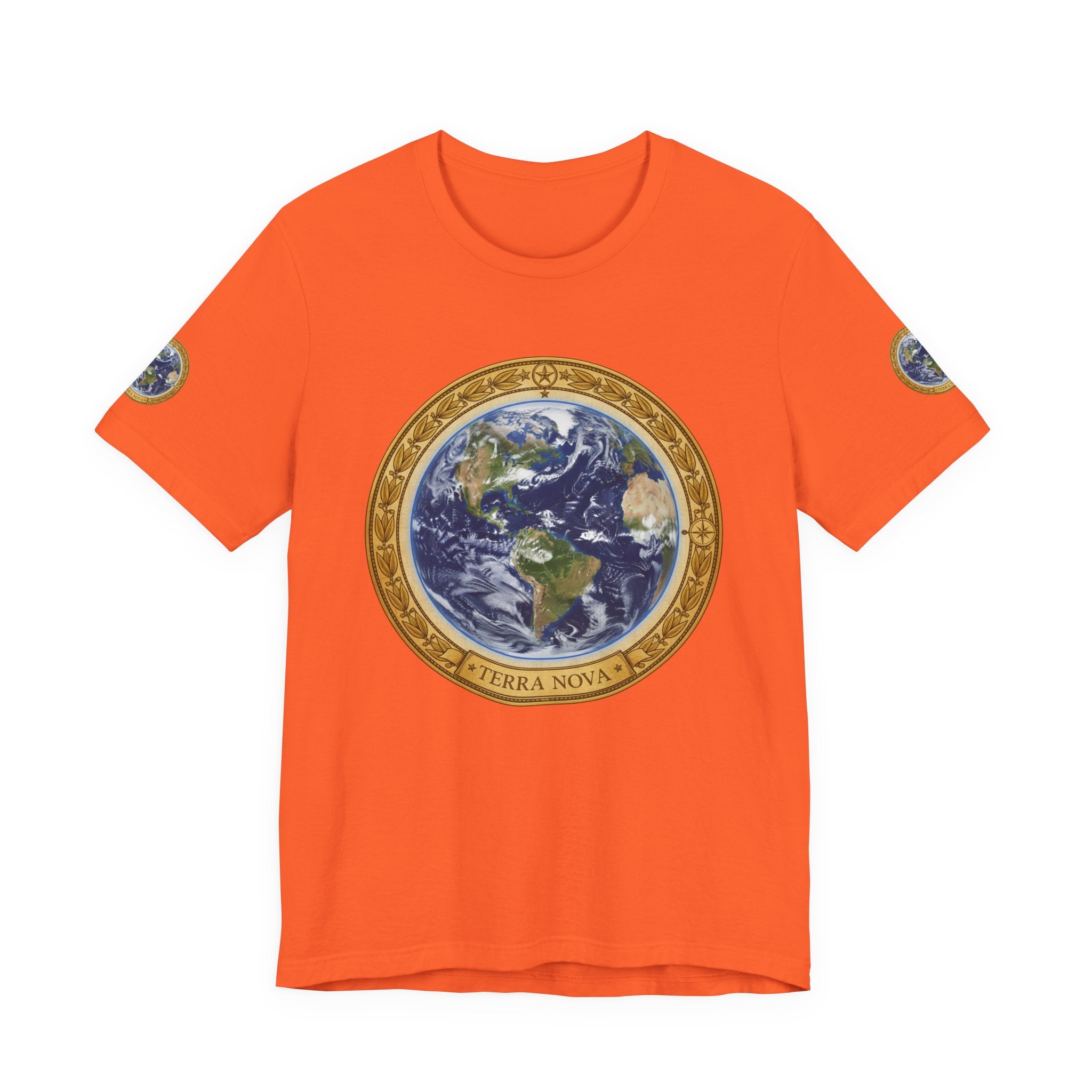 Earth Medallion T‑Shirt – Terra Nova Globe Graphic Tee
