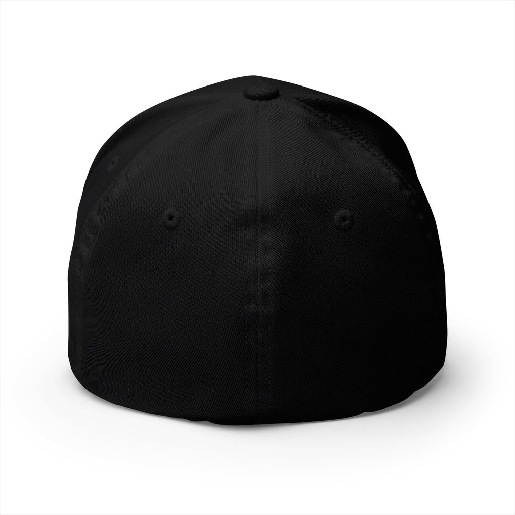 Embroidered 'UA UnikÂme Favicon ' Wave Logo Cap — White Structured Closed-Back Hat