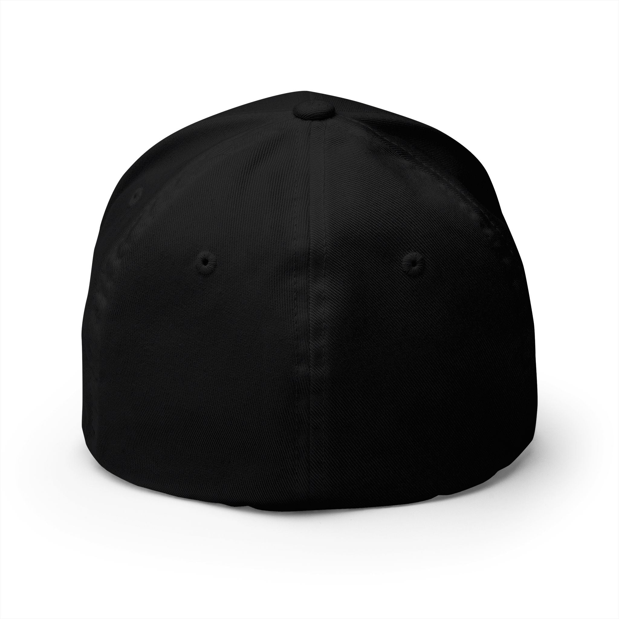 Embroidered 'UA UnikÂme Favicon ' Wave Logo Cap — White Structured Closed-Back Hat