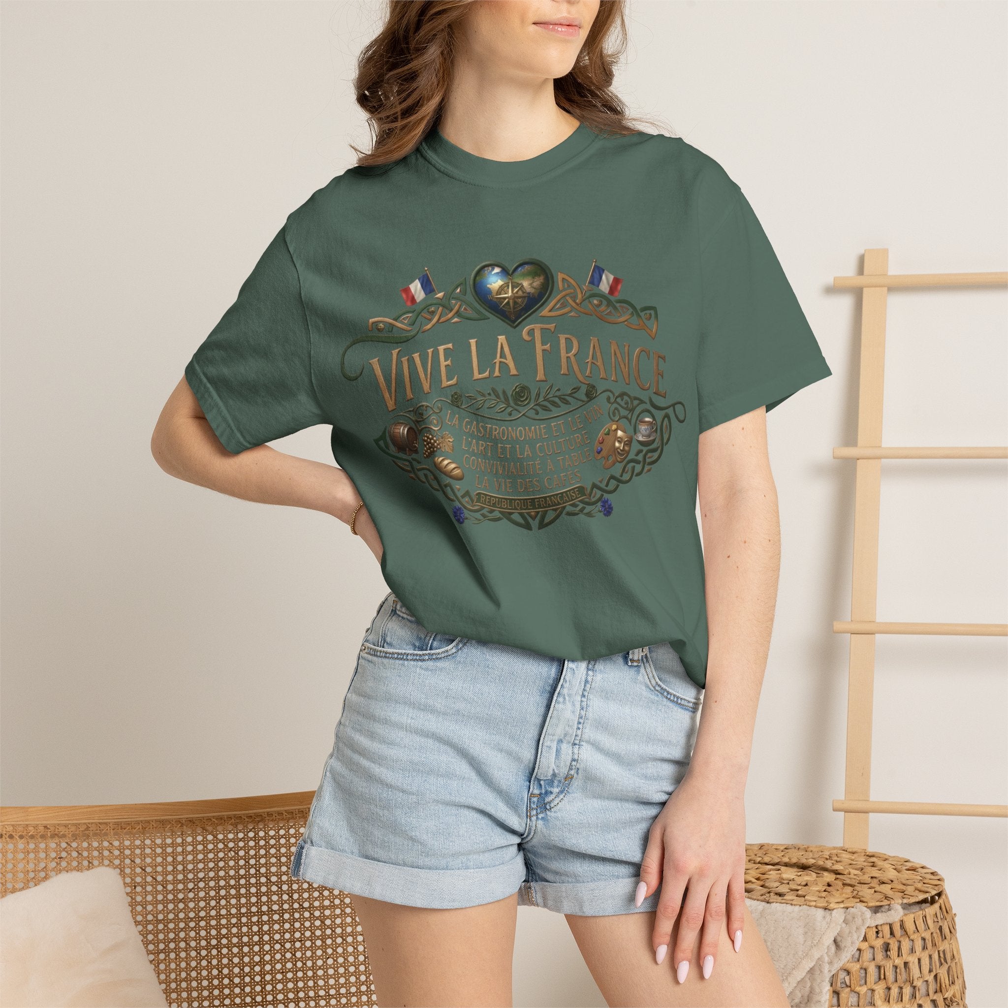 Vive La France T-Shirt — Vintage French Travel Graphic Tee