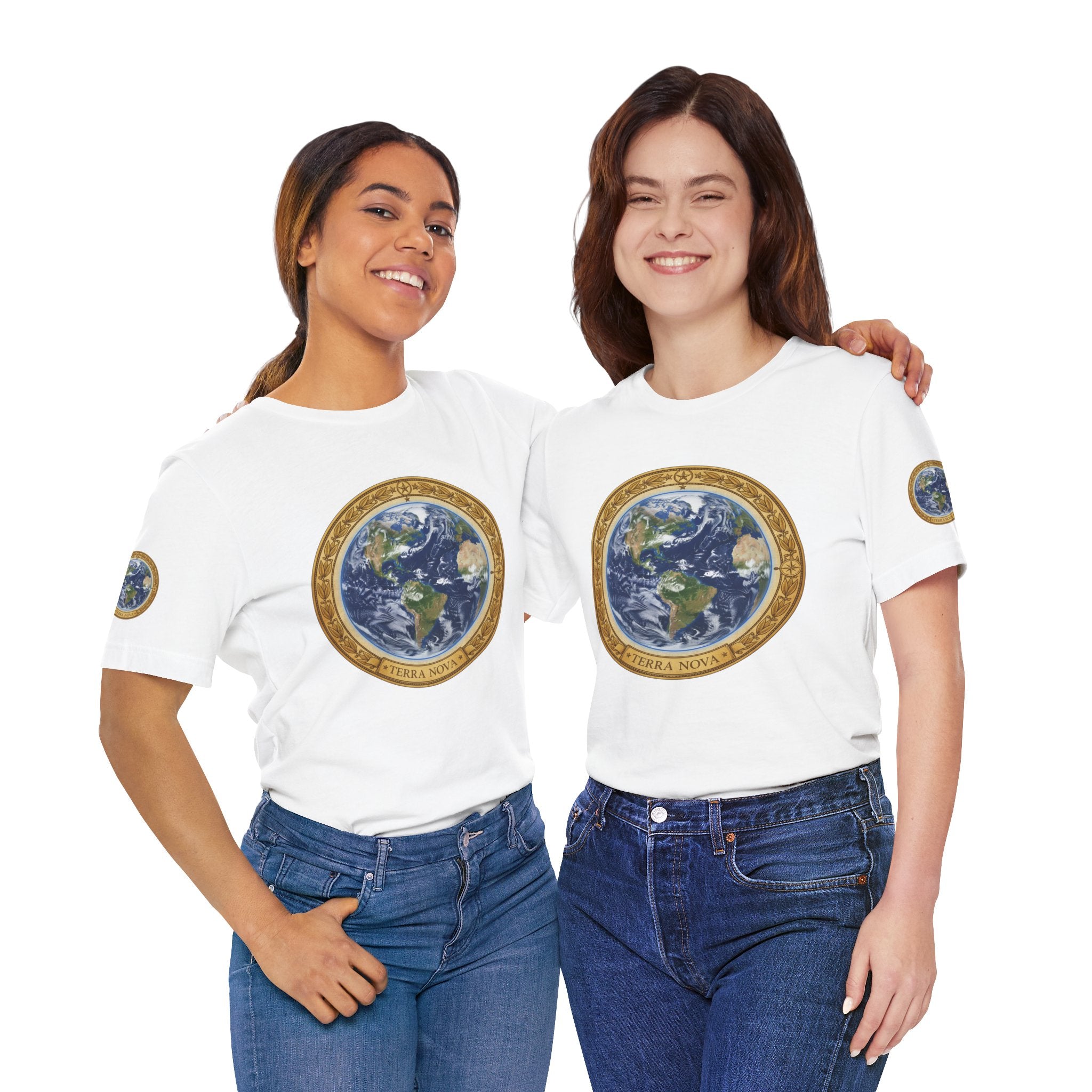 Earth Medallion T‑Shirt – Terra Nova Globe Graphic Tee