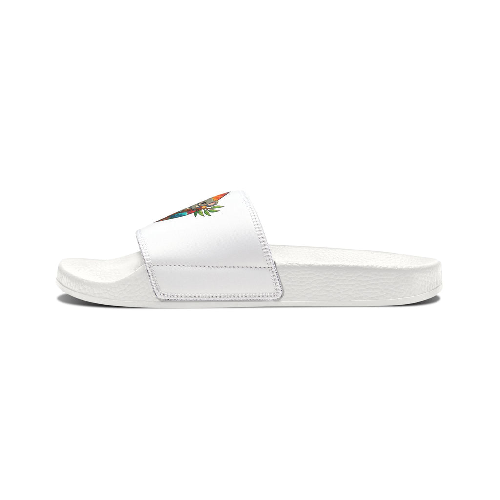 Slide Sandals — Tropical Surf Sun Graphic