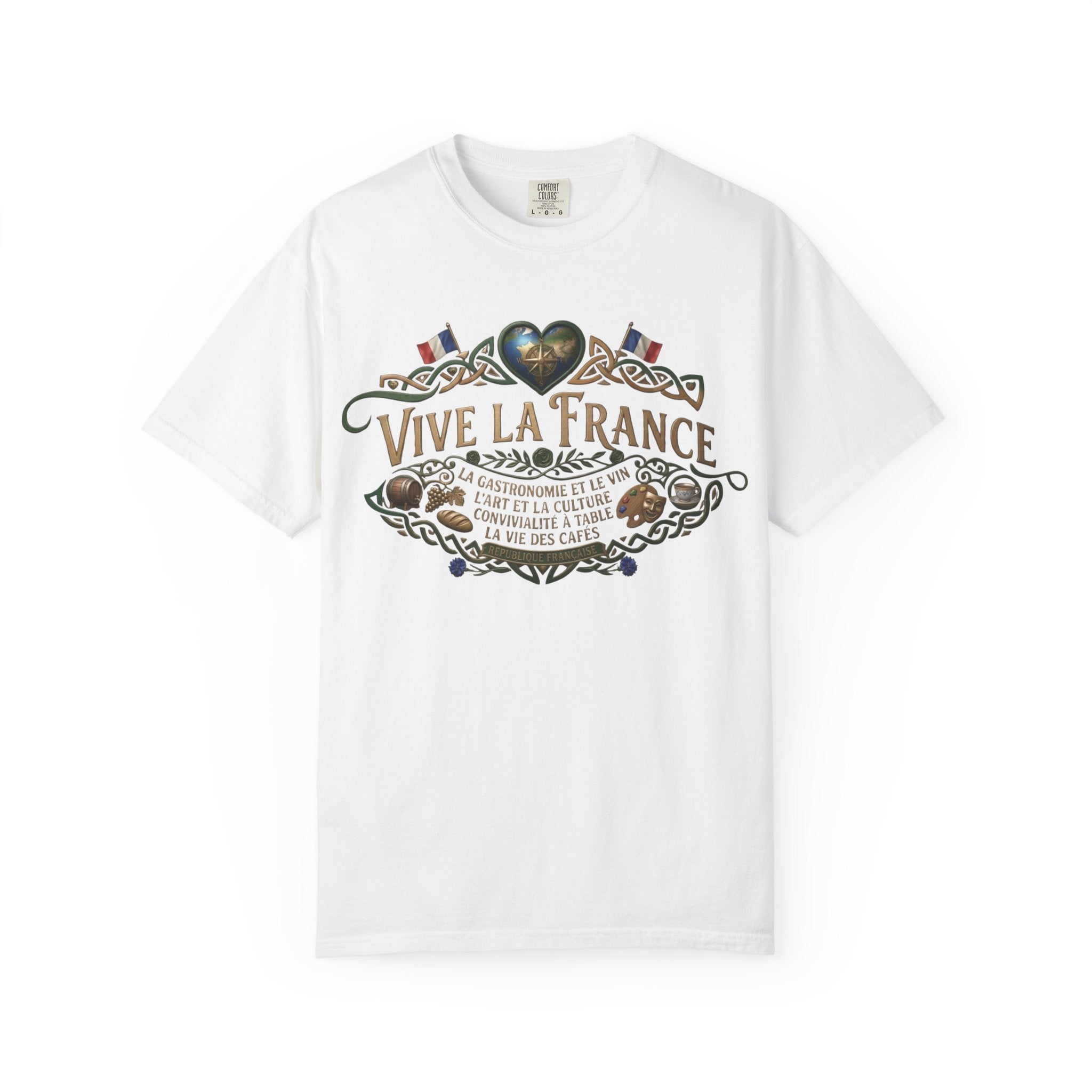Vive La France T-Shirt — Vintage French Travel Graphic Tee