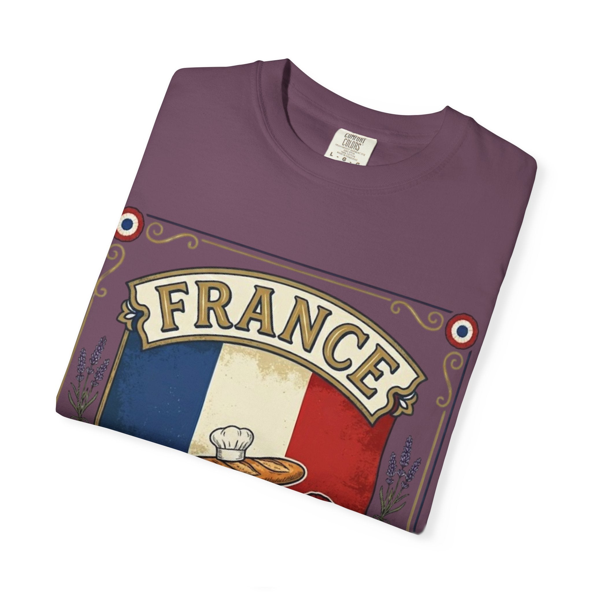 France Vintage Travel T-Shirt — Chic Culture Cuisine Design