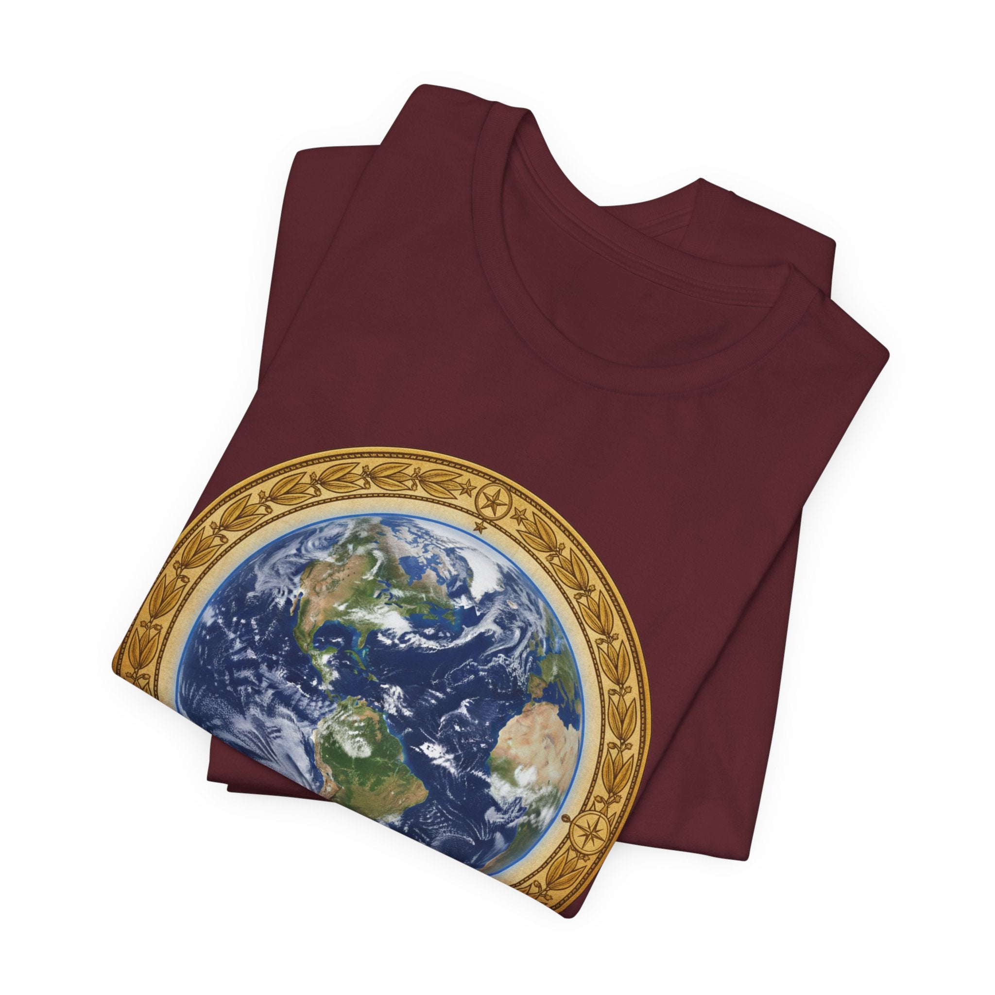 Earth Medallion T‑Shirt – Terra Nova Globe Graphic Tee