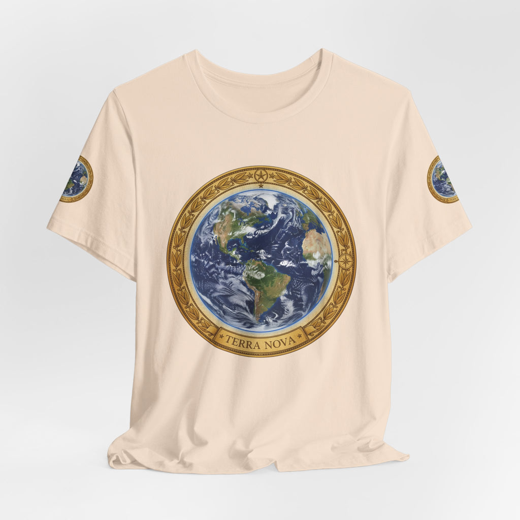 Earth Medallion T‑Shirt – Terra Nova Globe Graphic Tee