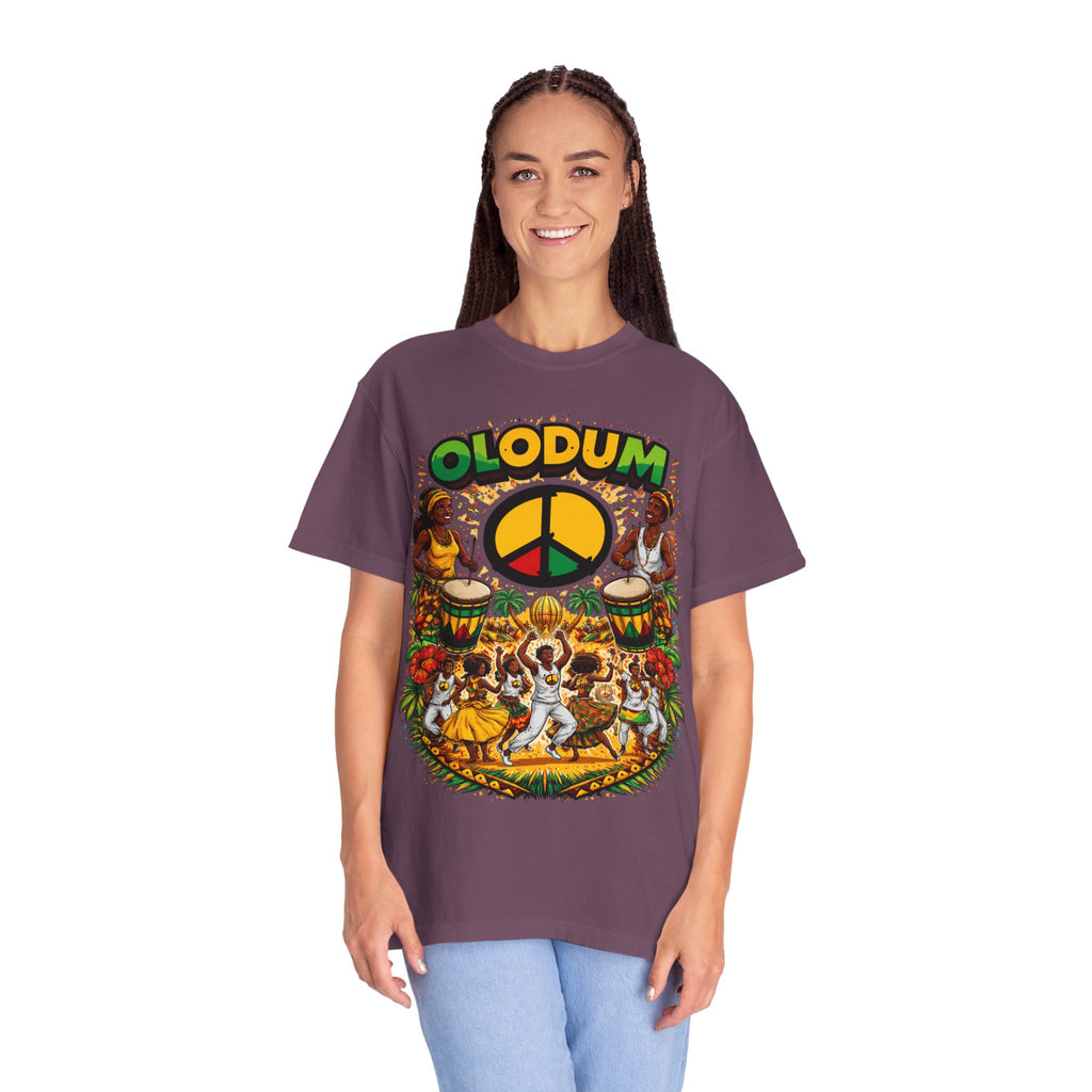 Olodum Peace Drum T-Shirt — Afro-Brazilian Samba Festival Tee