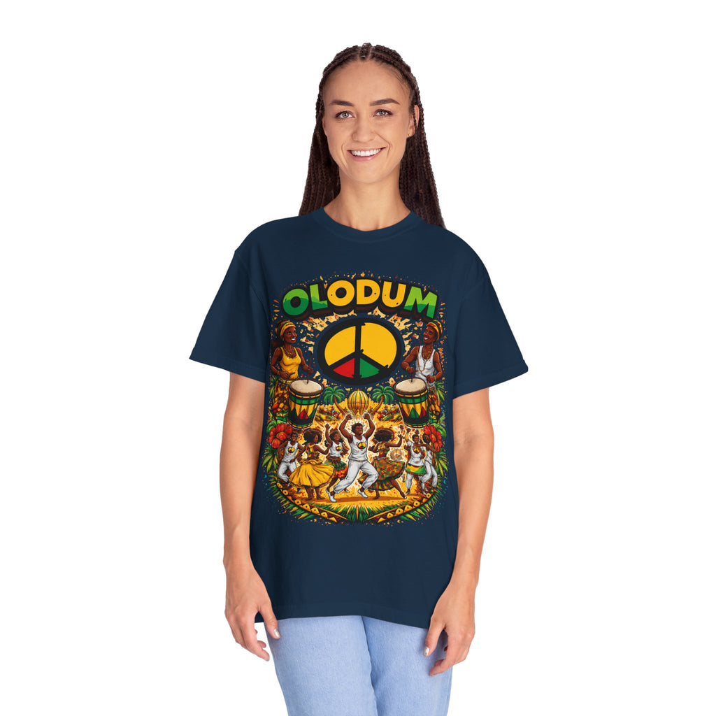Olodum Peace Drum T-Shirt — Afro-Brazilian Samba Festival Tee