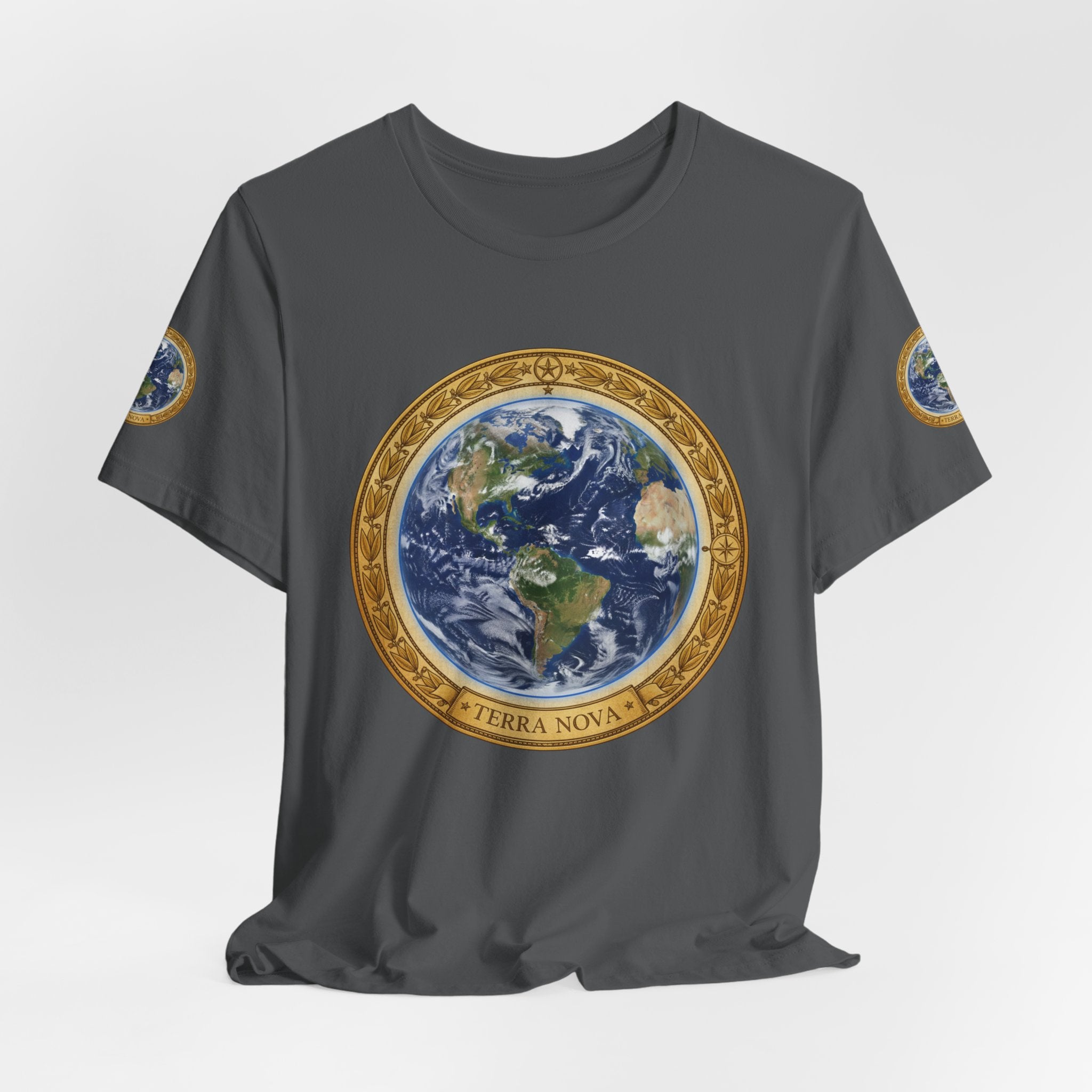 Earth Medallion T‑Shirt – Terra Nova Globe Graphic Tee