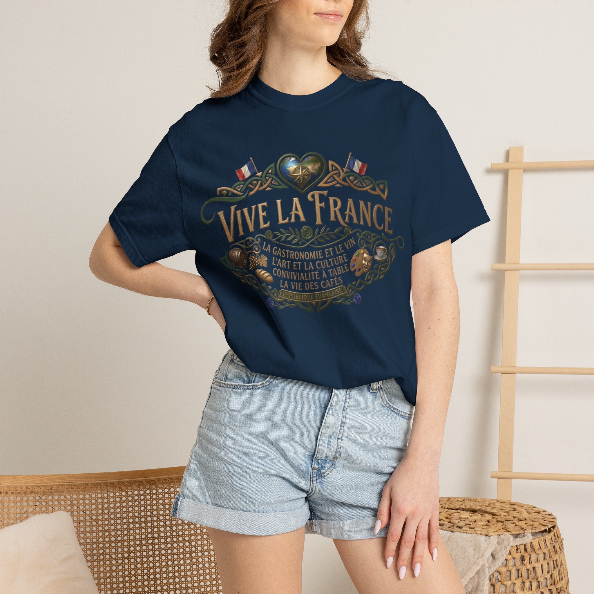 Vive La France T-Shirt — Vintage French Travel Graphic Tee