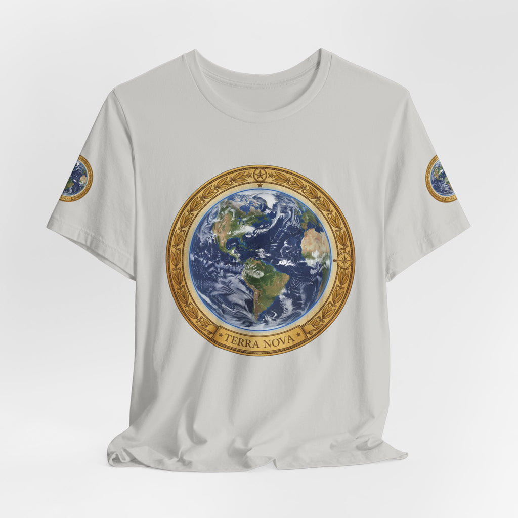 Earth Medallion T‑Shirt – Terra Nova Globe Graphic Tee