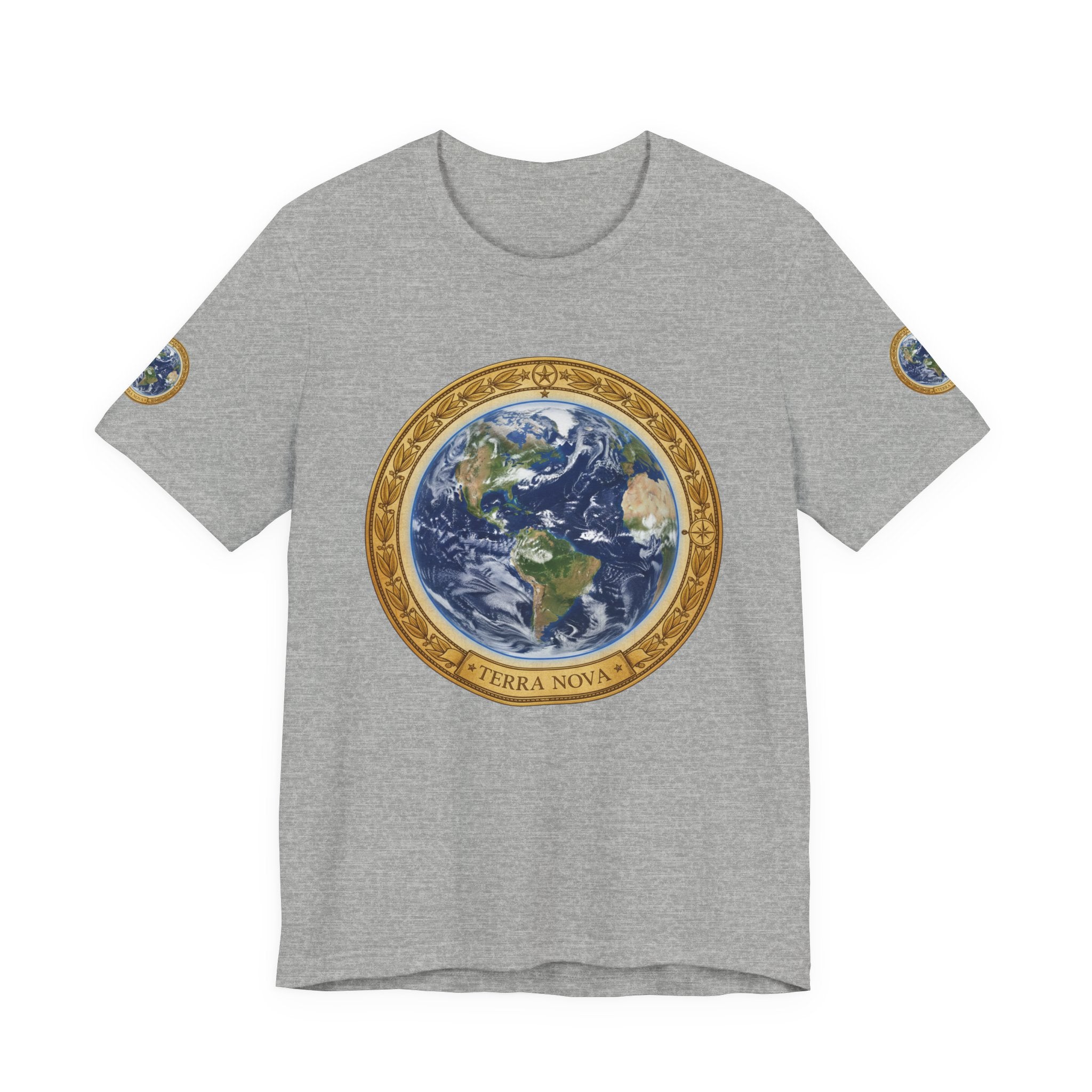 Earth Medallion T‑Shirt – Terra Nova Globe Graphic Tee