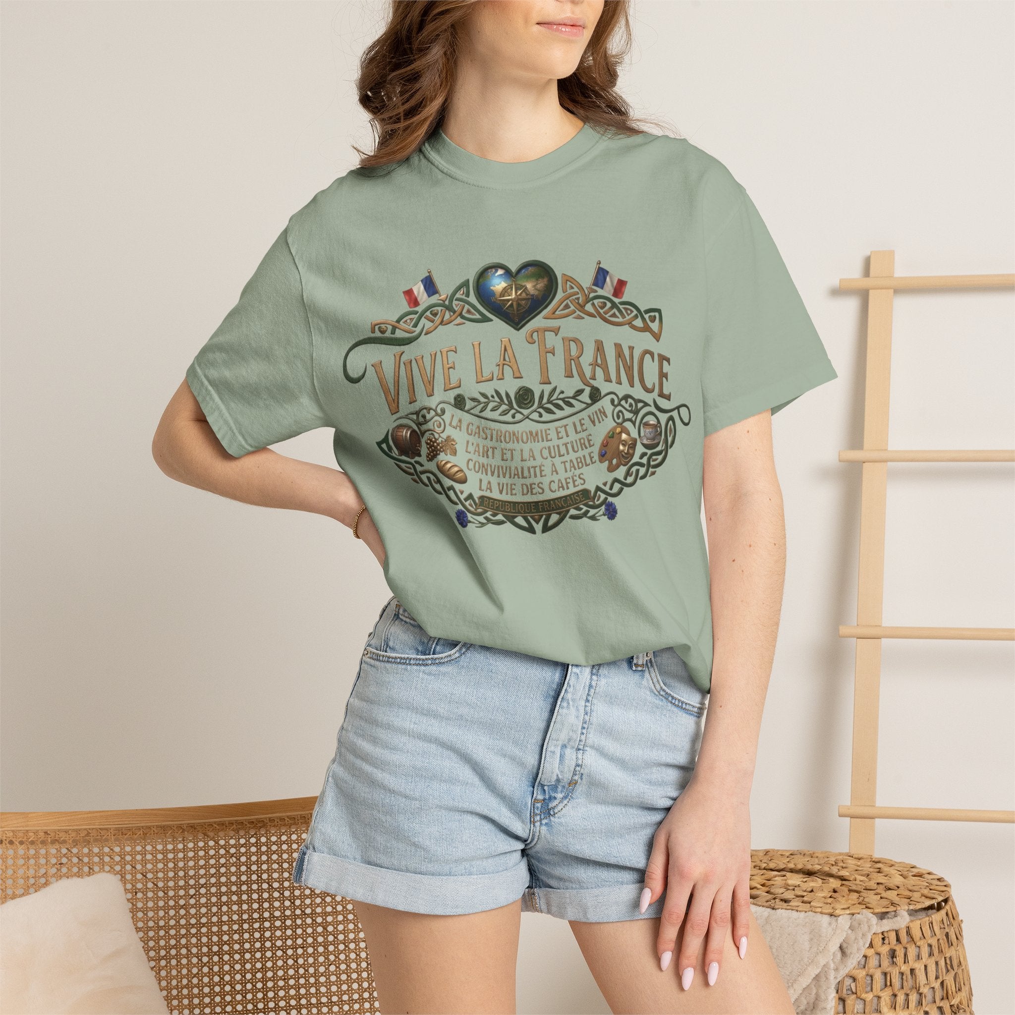 Vive La France T-Shirt — Vintage French Travel Graphic Tee