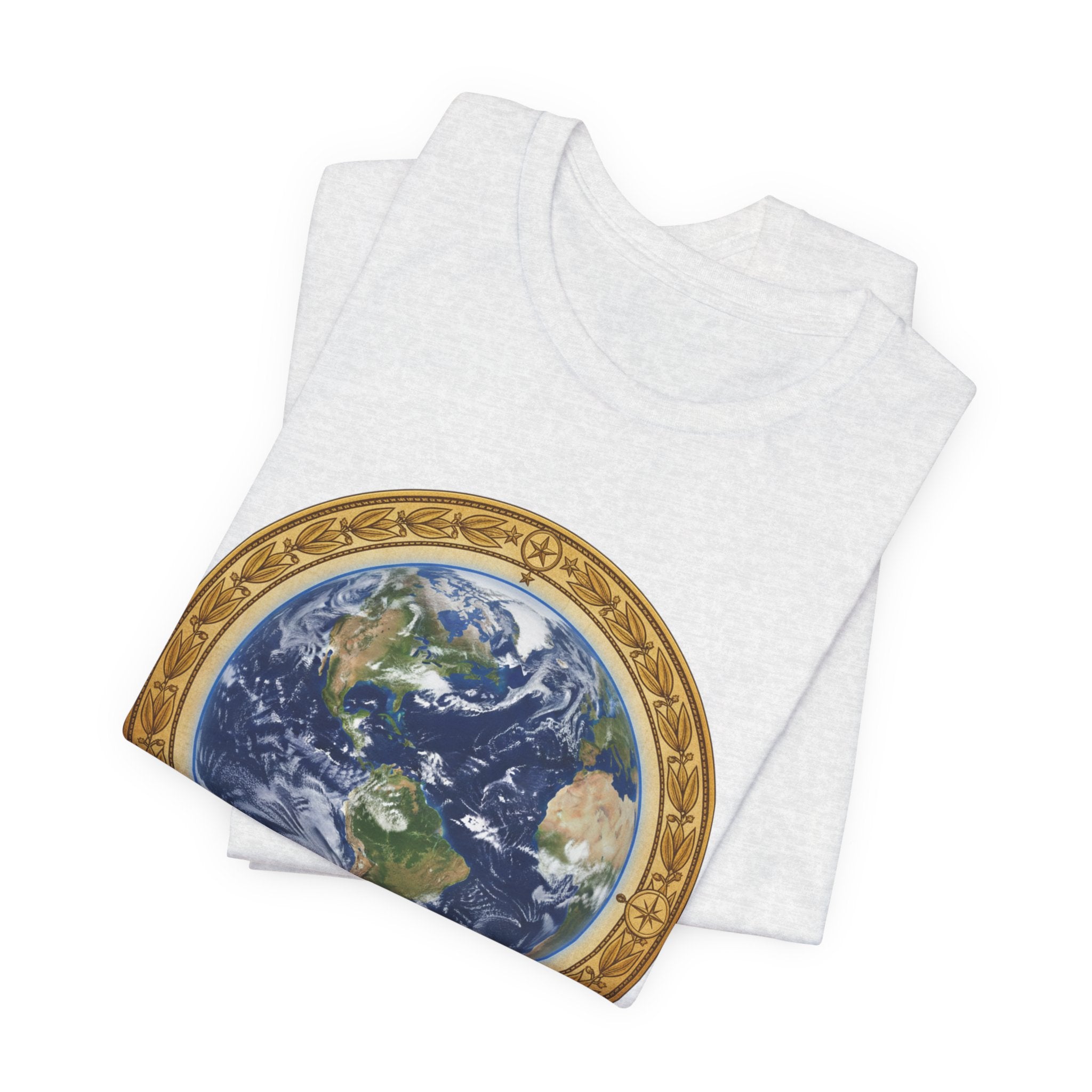 Earth Medallion T‑Shirt – Terra Nova Globe Graphic Tee