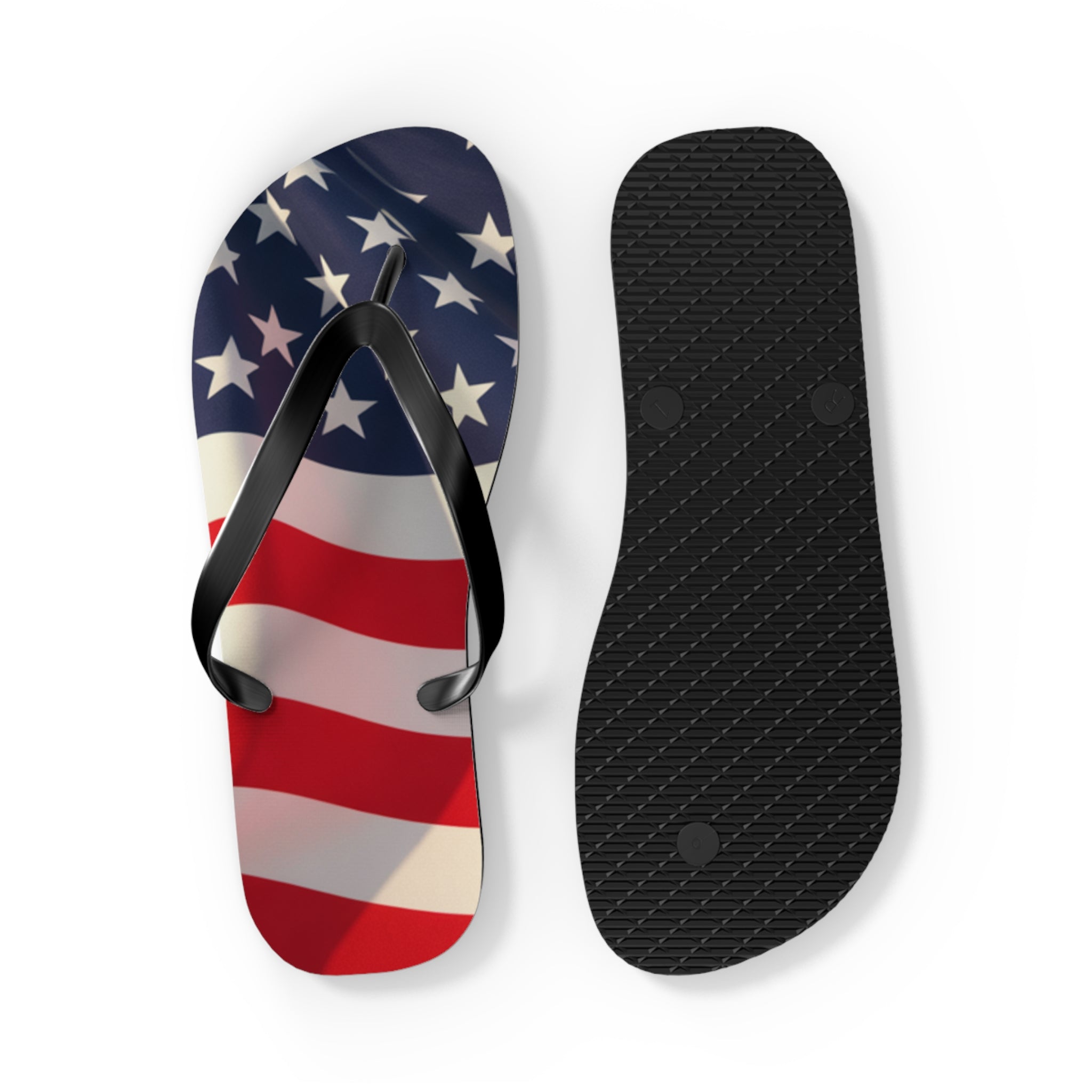 American Flag Flip Flops — Patriotic Beach Sandals for 4th of July