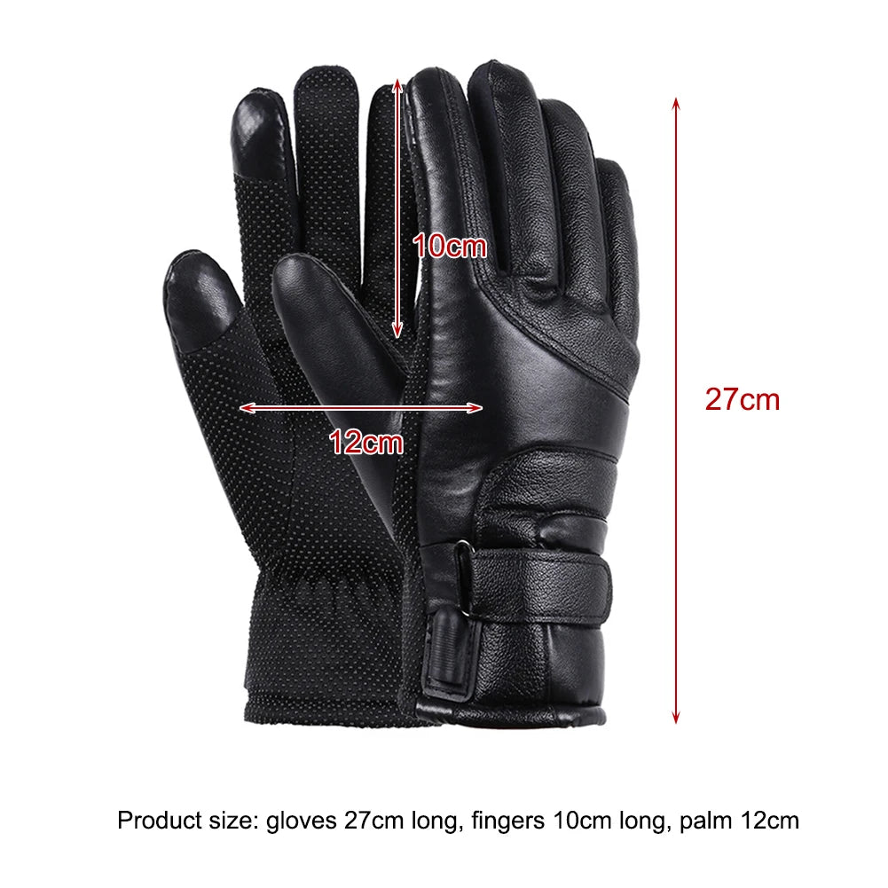 Electric Heating Gloves Men Women USB plug-in Winter Skiing Snowboarding Can Touch Screen Snow Gloves Without battery