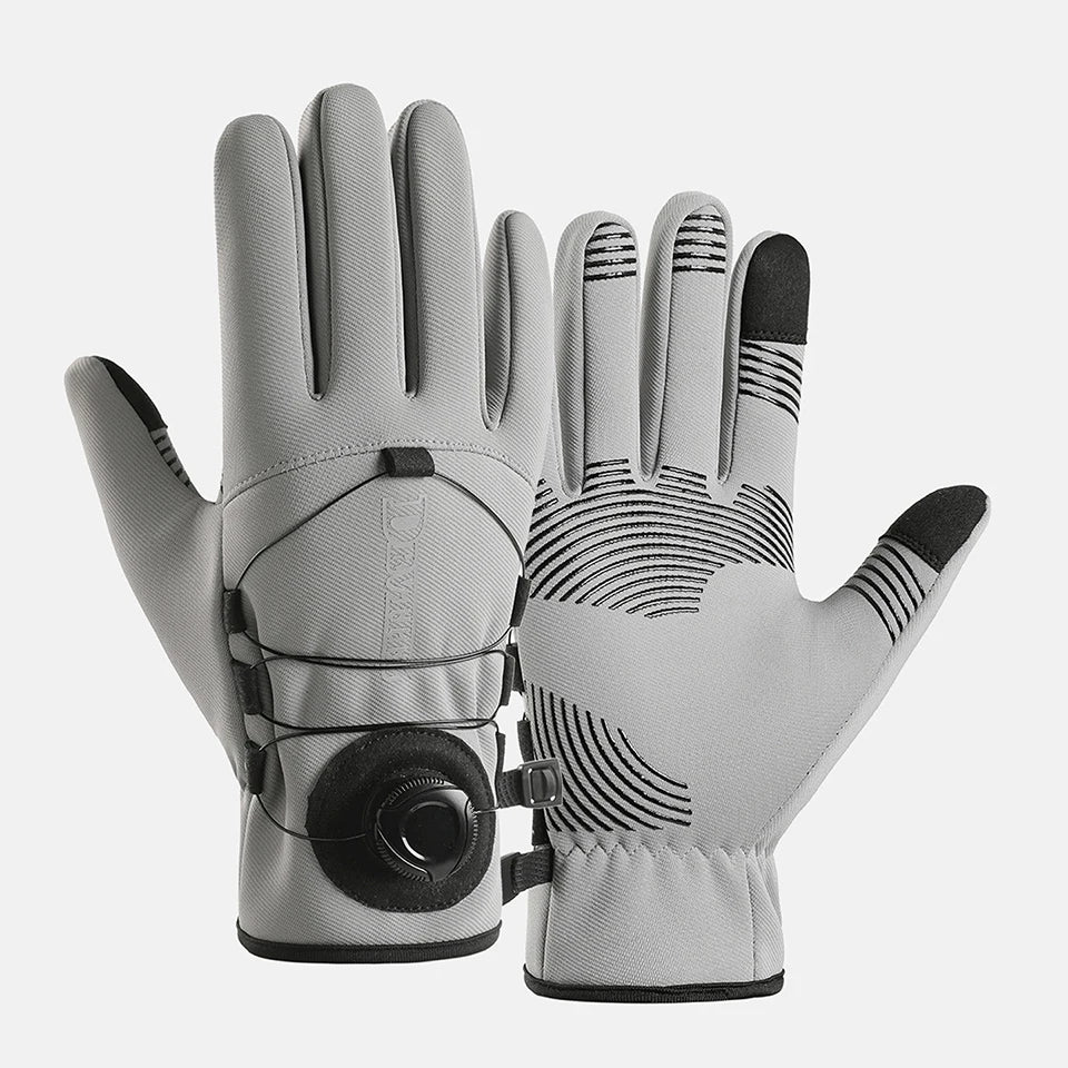 GTUBIKE 1 Pair Winter Cycling Gloves Warm Waterproof Windproof Unisex with Touchscreen for Outdoor Riding Skiing Running Bycicle