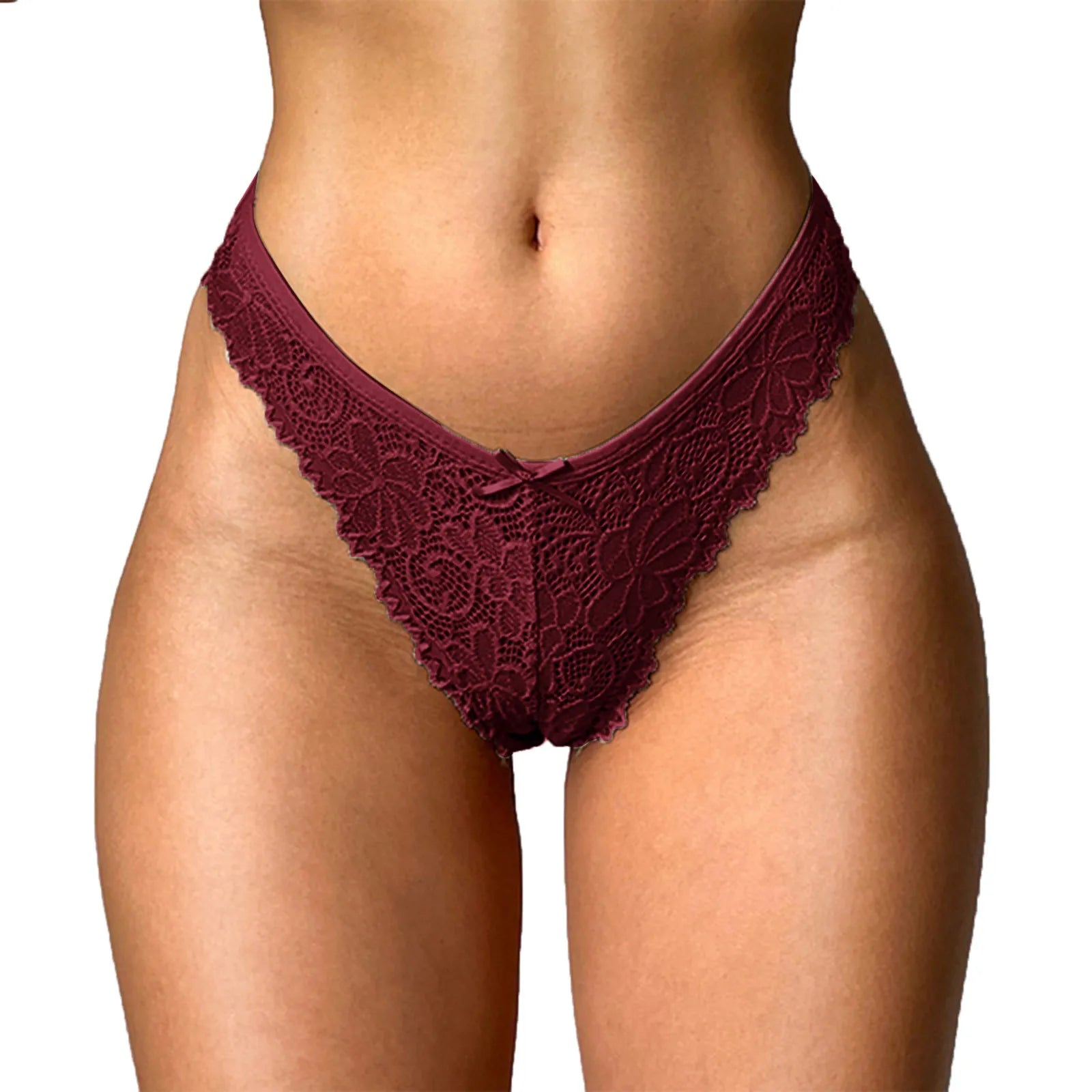 Sexy Lace Thong Panties Female Underwear Women Seamless Thong G String Hollow Breathable Low Rise Briefs Lingerie For Women