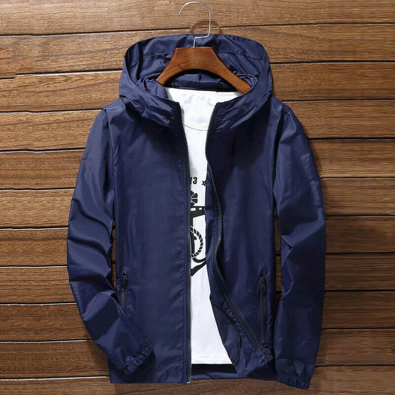 S-7XL Windproof Quick Dry Coat Ultra-Light Waterproof Jacket Men Women UV Outwear Camping Hiking Cycling Running Sport Rain Coat