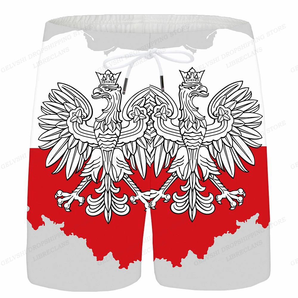 Brazil Flag Board Shorts Men Fashion Swimwear Shorts Trunk Sportwear Pants Men's Brief Swimsuit Kids Beach Short Brasil Flag
