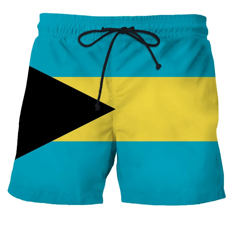Men's Swimwear Shorts Spain Flag 3d Surfing Board Short Kids Beach Shorts Men Trunk Masculina Swimsuit Sports Pants Briefs Boy