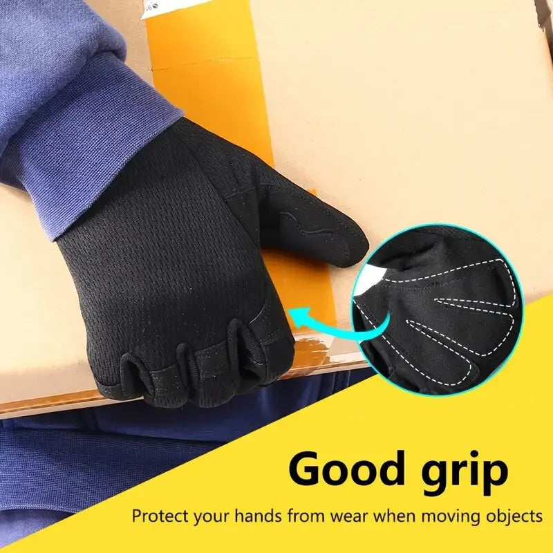 Men's Tactical Full Finger Gloves Touch Screen Compatible Breathable for Paintball Hiking Combat Sport Hunting Bicycle Work Gear
