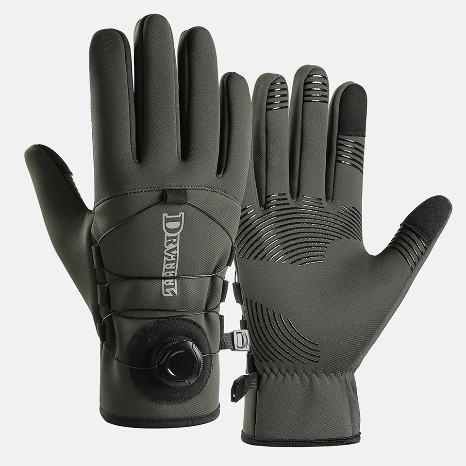 GTUBIKE 1 Pair Winter Cycling Gloves Warm Waterproof Windproof Unisex with Touchscreen for Outdoor Riding Skiing Running Bycicle