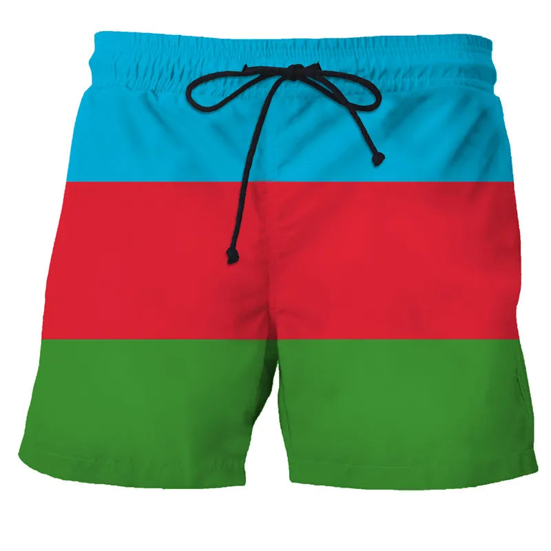 Men's Swimwear Shorts Spain Flag 3d Surfing Board Short Kids Beach Shorts Men Trunk Masculina Swimsuit Sports Pants Briefs Boy