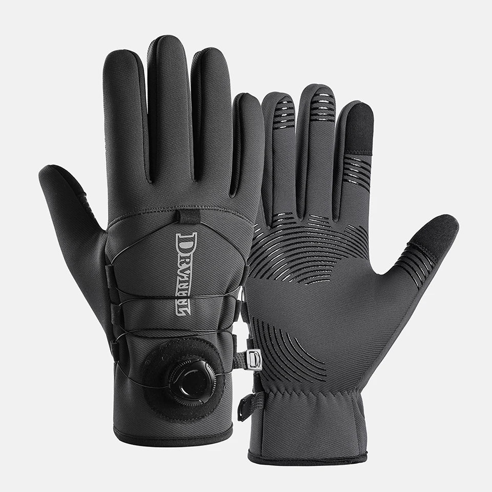 GTUBIKE 1 Pair Winter Cycling Gloves Warm Waterproof Windproof Unisex with Touchscreen for Outdoor Riding Skiing Running Bycicle