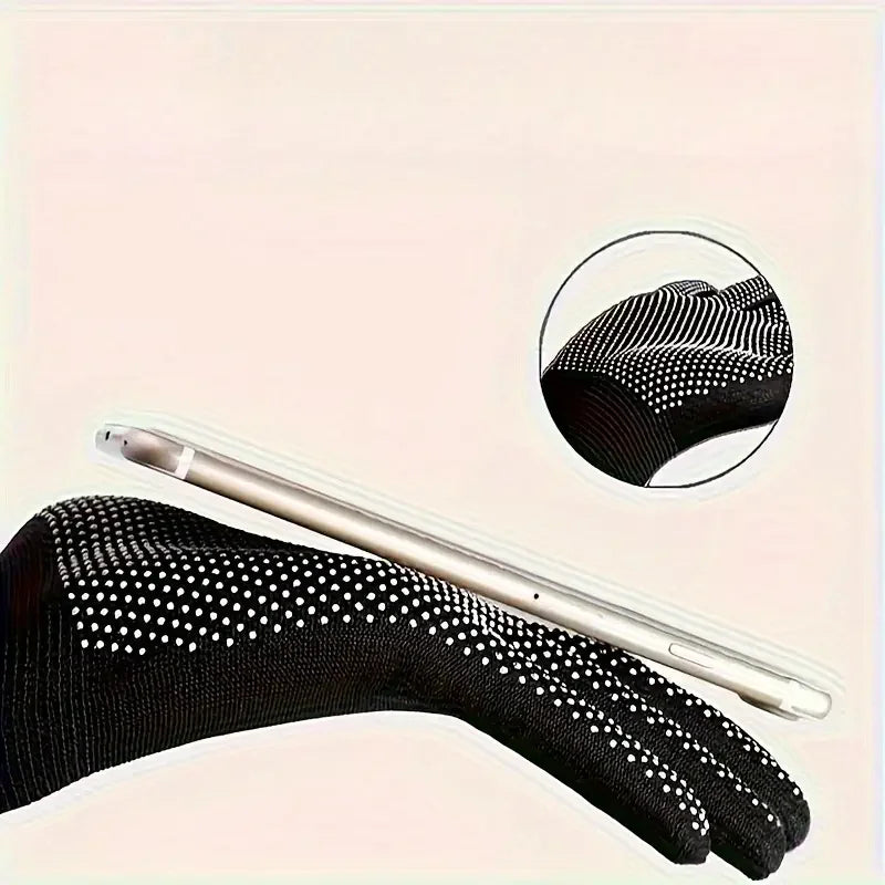 10PCS Nylon Gloves - Breathable Non-Slip for Cycling, Fishing, Camping - Unisex Multicolor