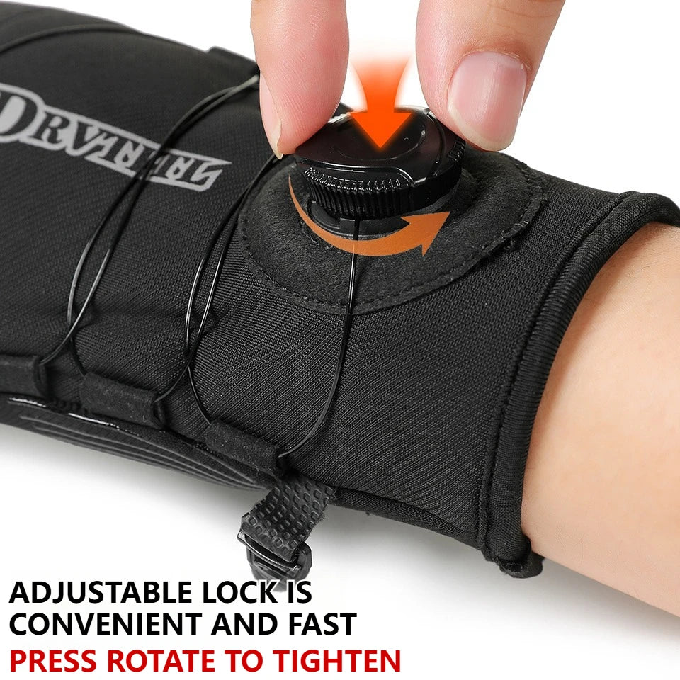 GTUBIKE 1 Pair Winter Cycling Gloves Warm Waterproof Windproof Unisex with Touchscreen for Outdoor Riding Skiing Running Bycicle