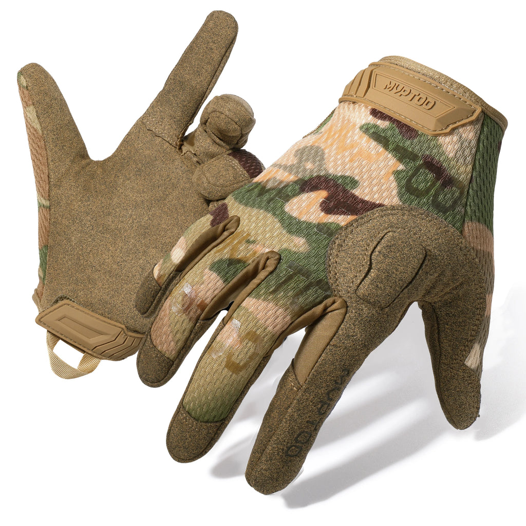 Outdoor Tactical Gloves Touch Screen Hunting Sport Cycling Camping Hiking Paintball Work Driving Lightweight Full Finger Men