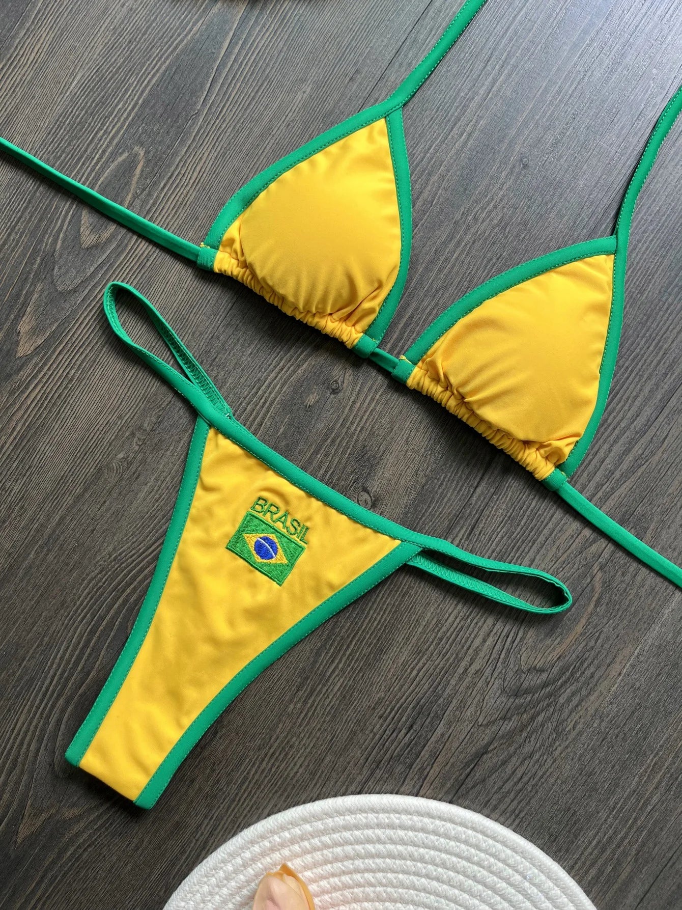 2026 Short Women's Summer Set Underwear Beach Sexy Clothing Y2K Women's Set Brazilian Embroidery