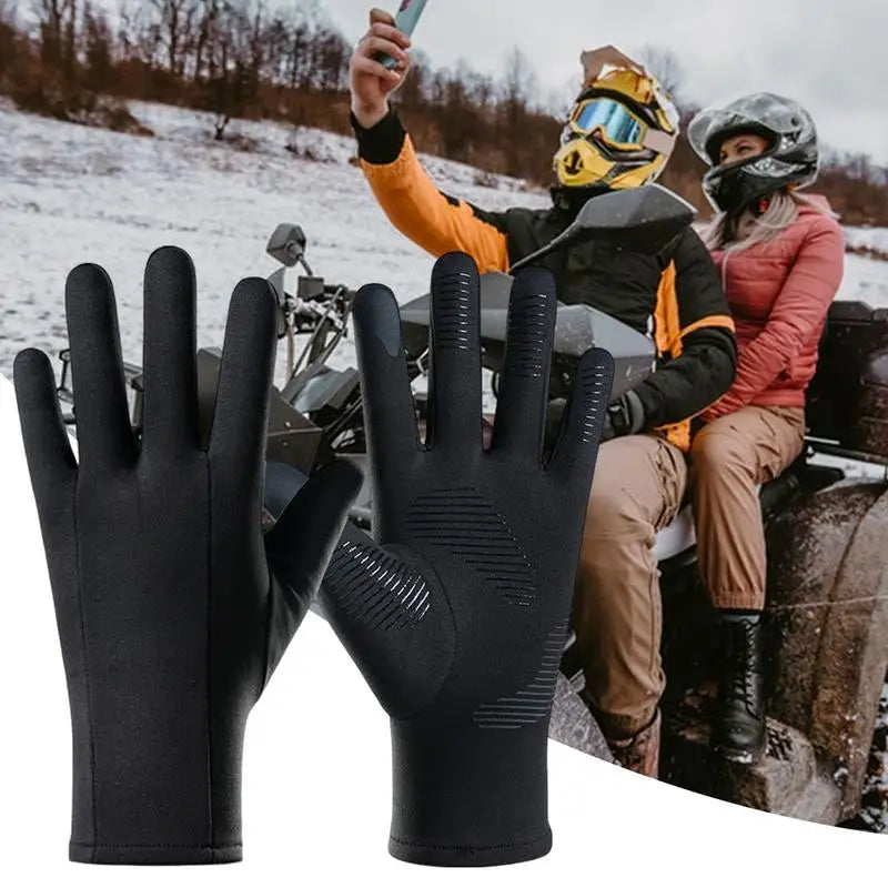 WRELS Ski Gloves Black Liner Inner Thin Touchscreen Usefulness Party Gloves Ultralight Sports Full Fingers Snowboard Accessories