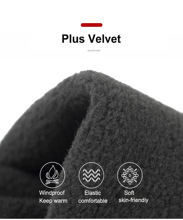2025 High Quality Winter Men's and Women's Warm Gloves Plush Outdoor Sports Windproof and Cold proof Bicycle Gloves