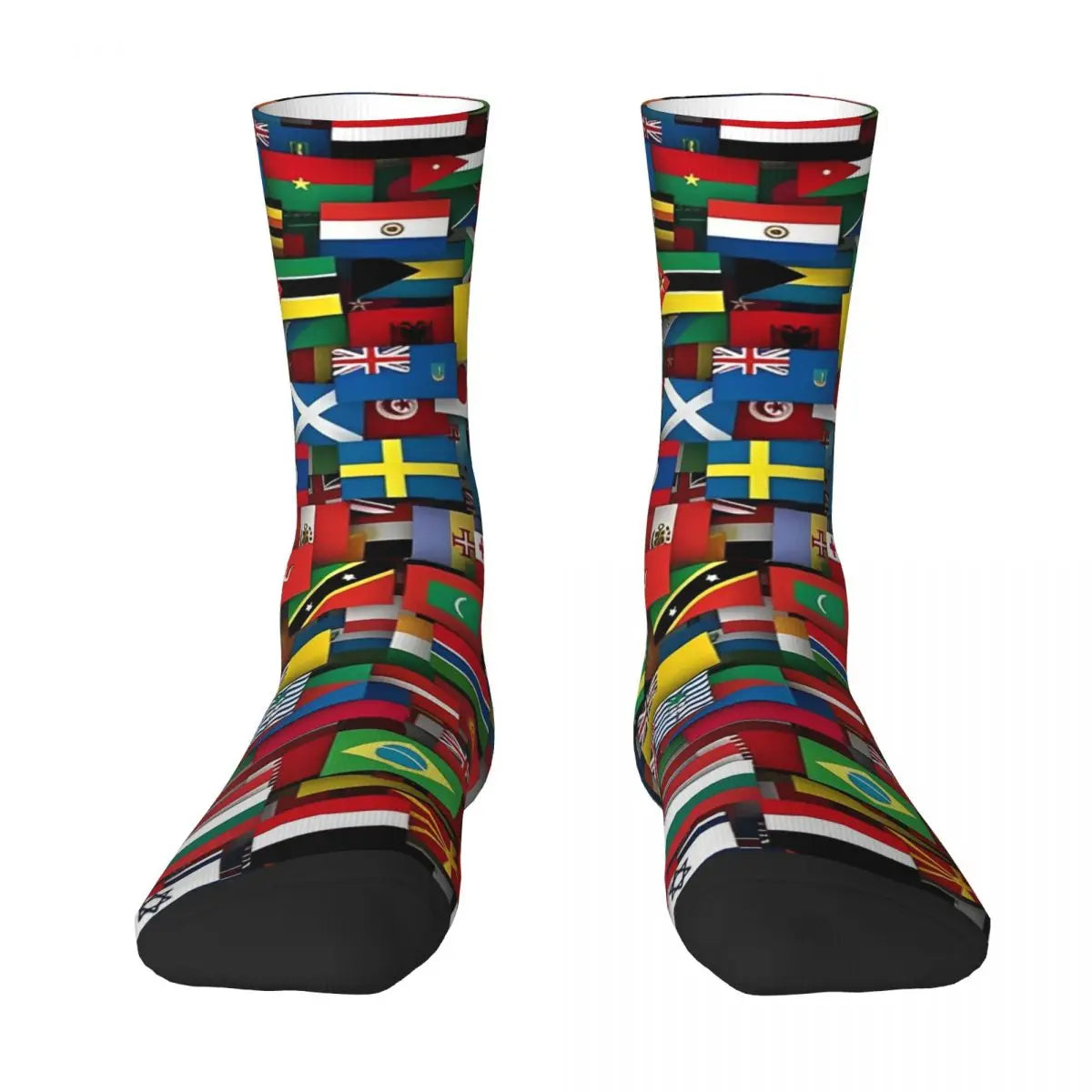 Flags Of All Countries Of The World Stockings Design Harajuku Socks Winter Anti Bacterial Socks Men Outdoor Breathable Socks